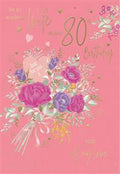 For my Wonderful  Wife on your 80th birthday card