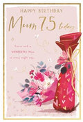 Mum 75th Birthday card
