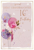 Special Great Granddaughter on your 16th Birthday card