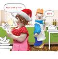 Prick with a fork-  funny Christmas card