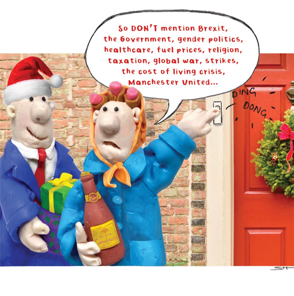 Don't mention  -  funny Christmas card
