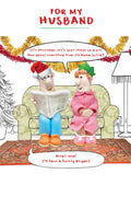 Husband, kama sutra - funny Christmas card