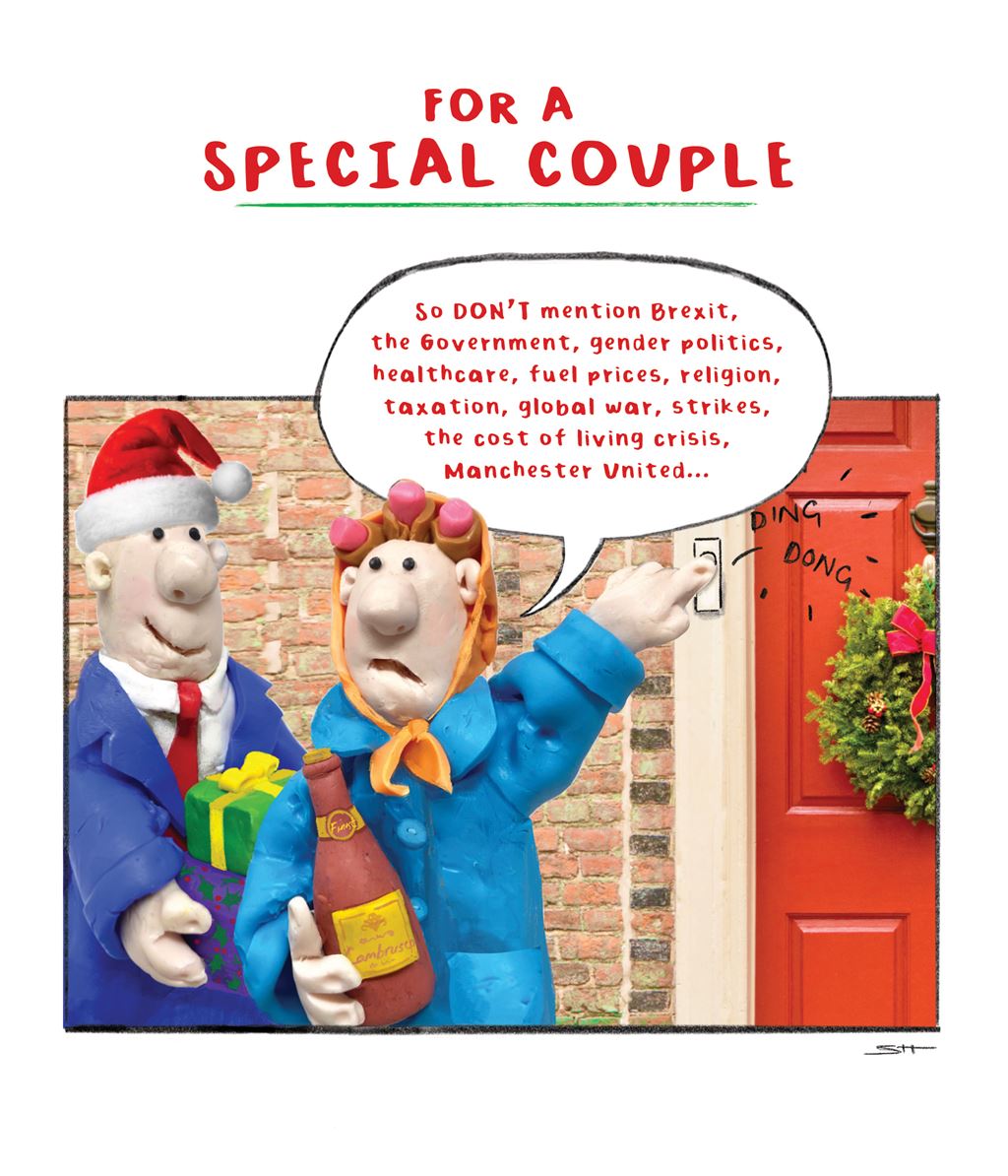Special couple  - funny Christmas card
