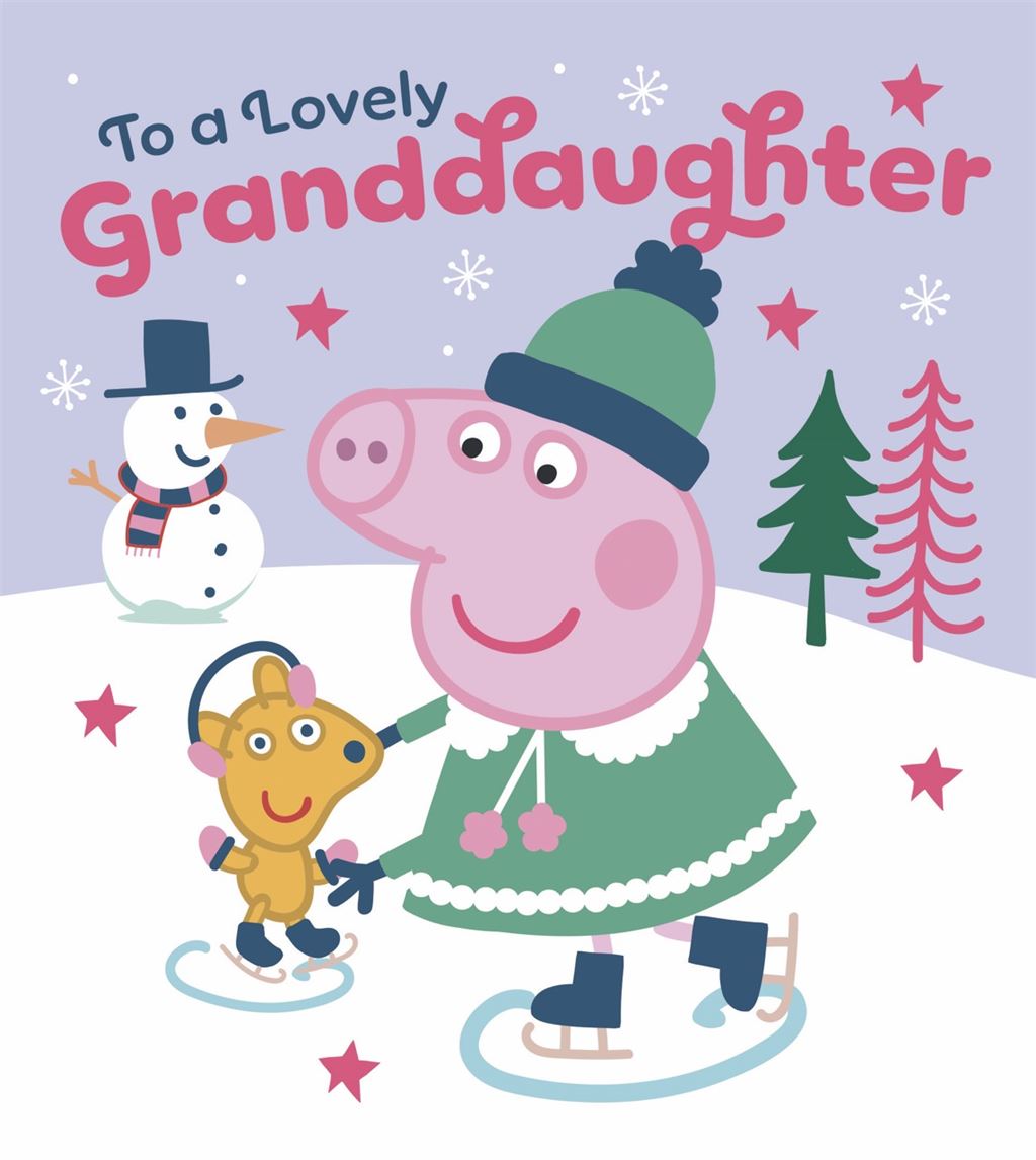 Granddaughter- Peppa Pig Christmas card