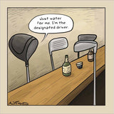 Designated Driver - blank greetings card
