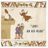 Air Friar - Hysterical Heritage funny greetings card