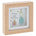 Happy 18th birthday- Pebble Glass art
