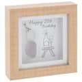 Happy 21st birthday- Pebble Glass art
