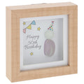 Happy 50th birthday- Pebble Glass art