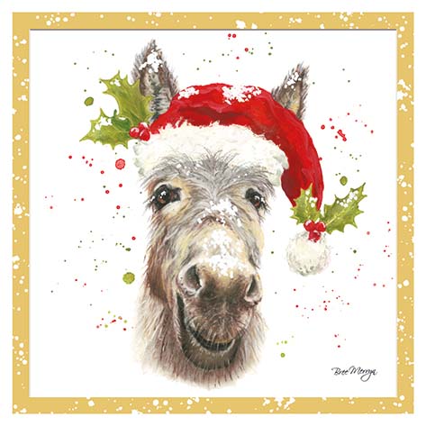 Desmond, the donkey - Bree Merryn Christmas card
