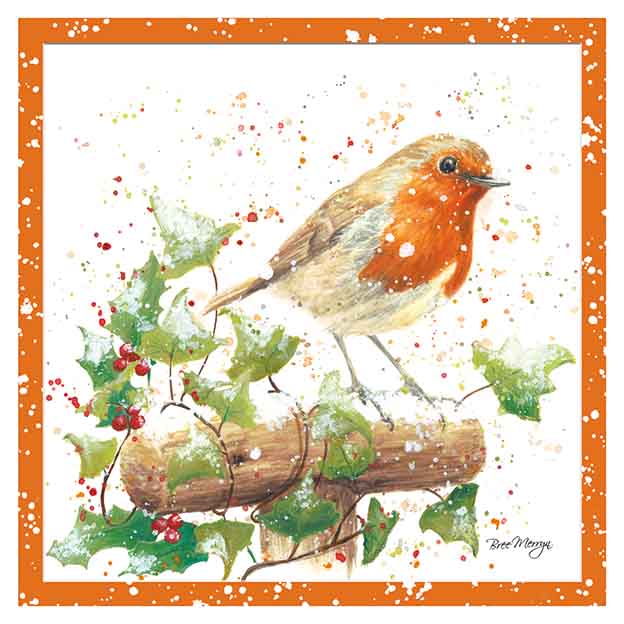 Robin- Bree Merryn Christmas card