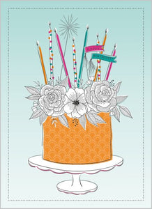 The cake - Birthday card