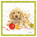Dog and kitten - Bree Merryn Christmas card