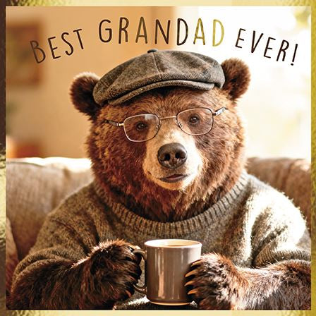 Bear,  Grandad - Birthday Card