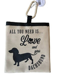Dachshund - dog treat bag