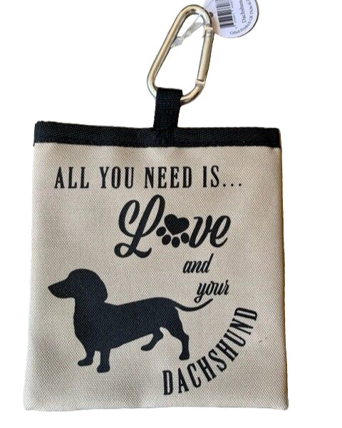 Dachshund - dog treat bag