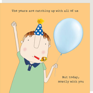 The years- Rosie Made a Thing card