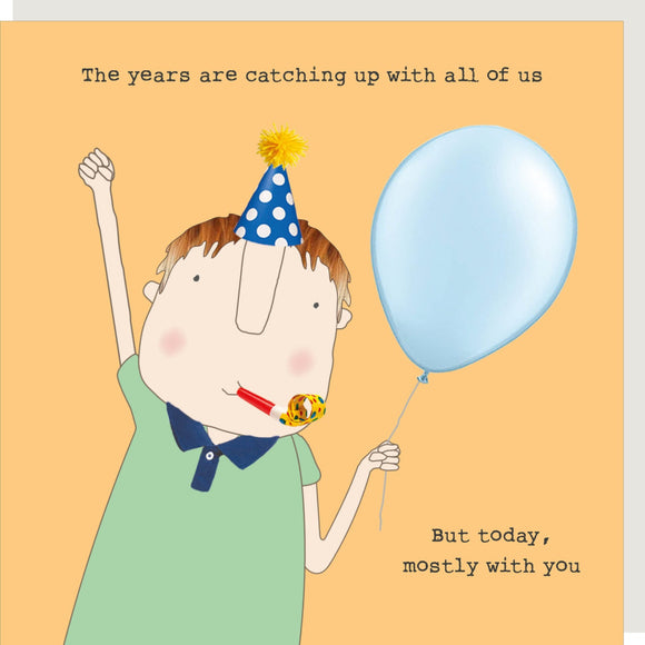 The years- Rosie Made a Thing card