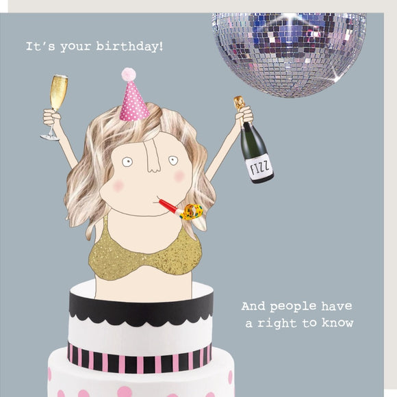 People have a right to know!.. - Rosie Made a Thing birthday card