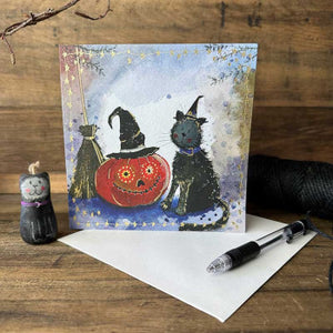 Halloween cat - Halloween card