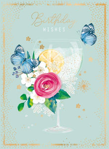 Celebrations Be-Gin   -birthday  card