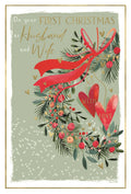 1st Christmas As Husband & Wife - Christmas card