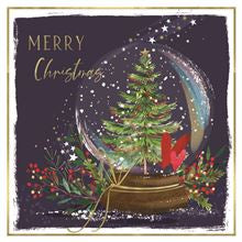 Festive snowglobe - Box 8 Luxury Christmas card