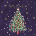 Festive tree - Box 8 Luxury Christmas card