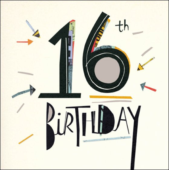 16th Birthday card