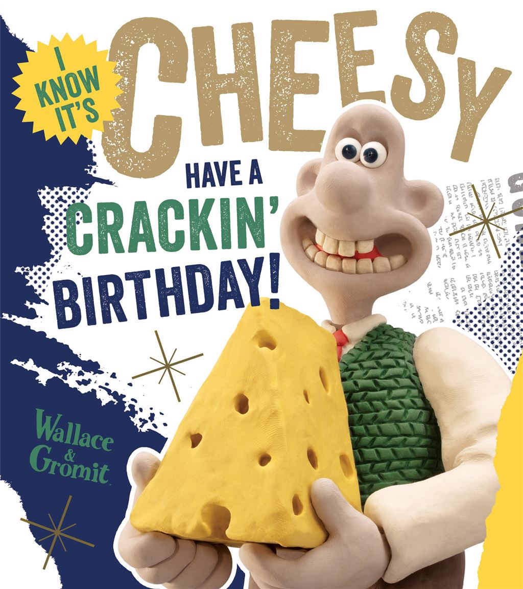 Cheesy  - Wallace & Gromit Birthday Card