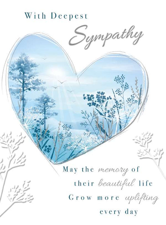 the Memory of their beautiful life -  sympathy card