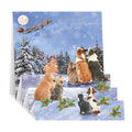 Special Friends,  dogs - pop up Christmas card