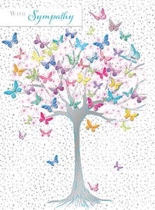 Tree of sympathy - sympathy card