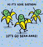 Go Bean-anans - birthday card