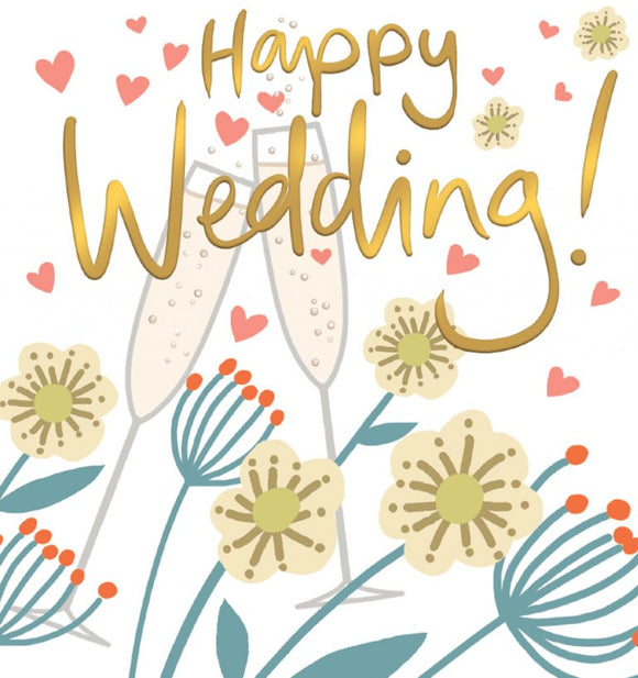 Happy wedding card