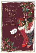 Mam & Dad - Christmas card