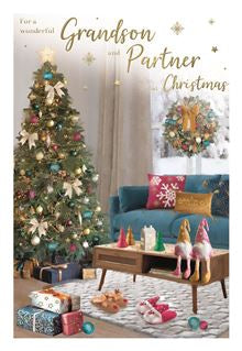 Grandson & Partner - Christmas card