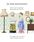 They always compromised- your Anniversary Card