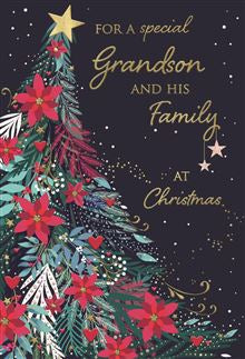 Grandson & Family - Christmas card