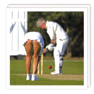 Cricket - cheeky greetings card