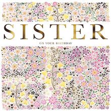 Sister - birthday card