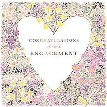 Congratulations engagement card