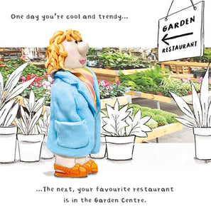 the Garden centre  -  birthday comedy card