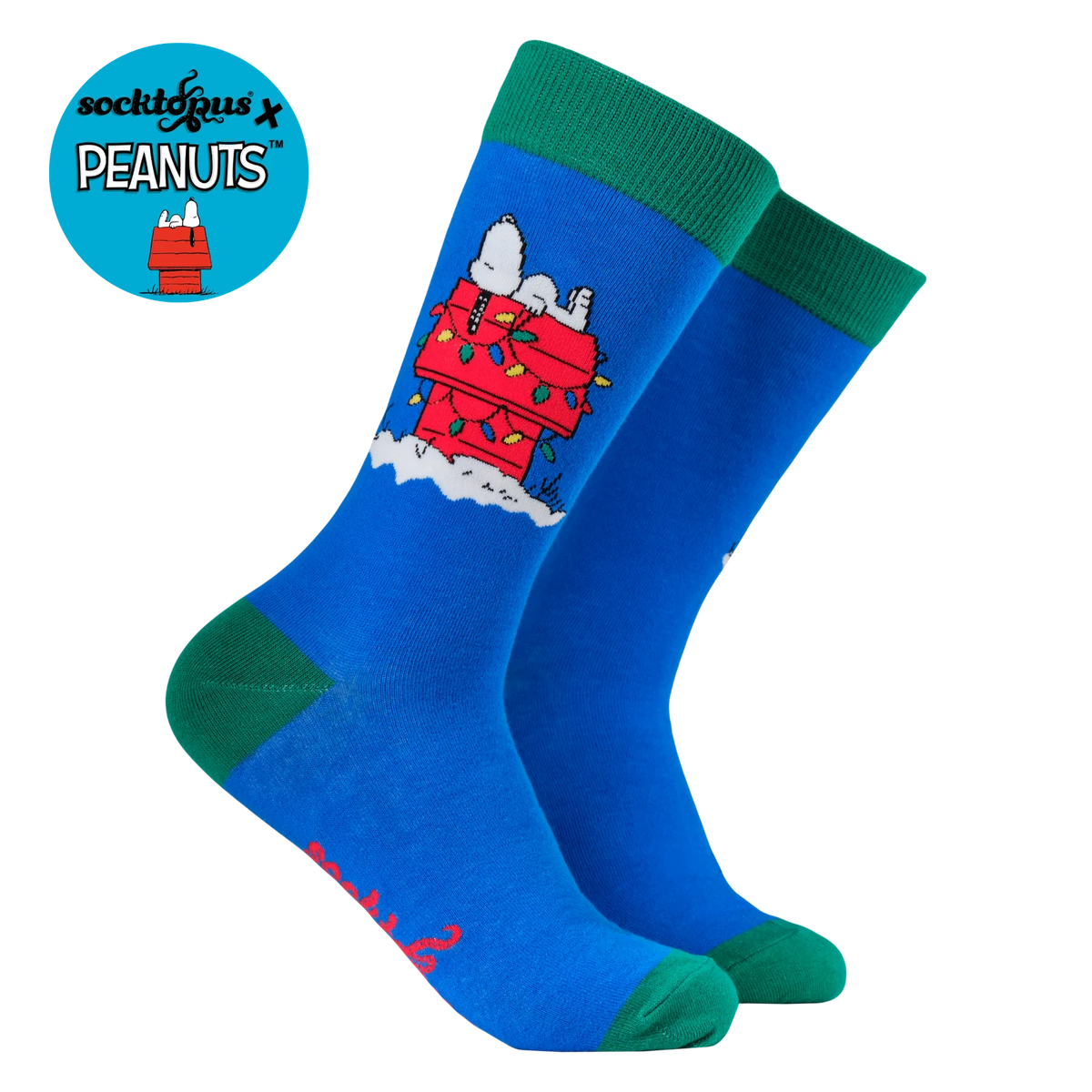 Socktopus Peanuts “Night on the Tiles” size 9-12 - Adult - Socks