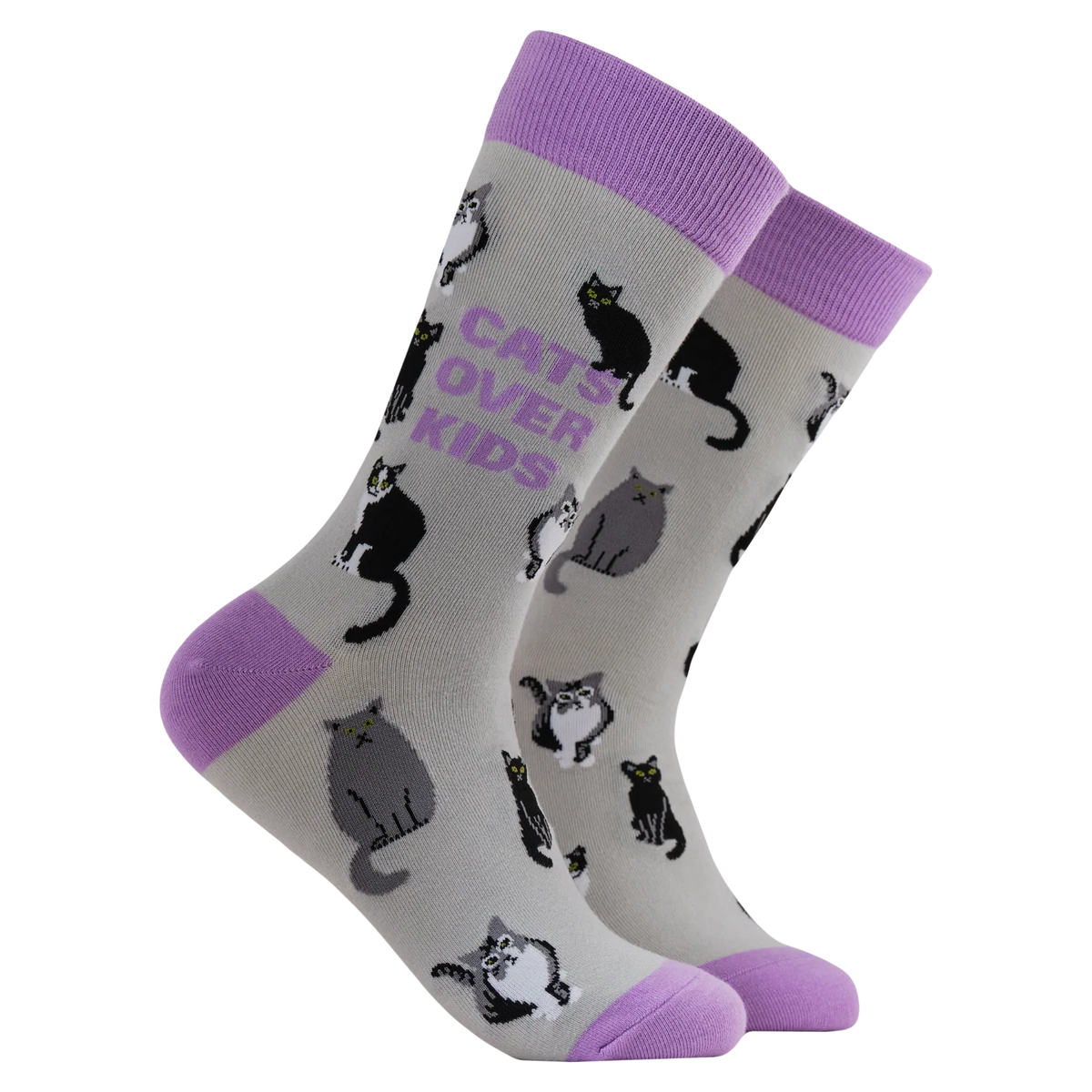 Socktopus “Cats over kids” size 4-8 - Adult - Socks