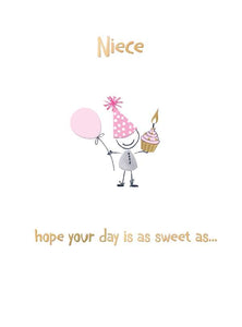 Niece, sweet day ....Birthday card