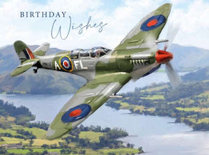 Spitfire Birthday card