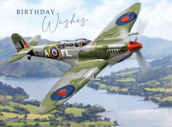 Spitfire Birthday card