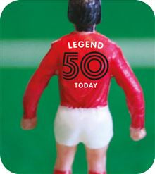 Subbuteo football  - 50th birthday card