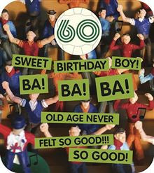 Subbuteo football - 60th birthday card